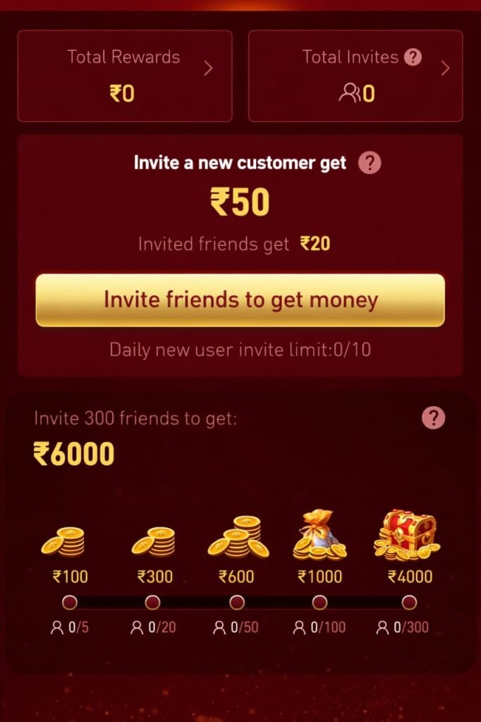 WR777 invite rewards program earn money from wr777 game app